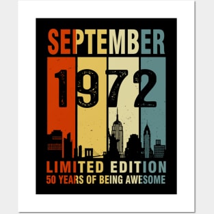 September 1972 Limited Edition 50 Years Of Being Awesome Posters and Art